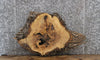Thumbnail for Figured Burl Ash Live Edge Wood Slab, Round/Oval Cut 6381
