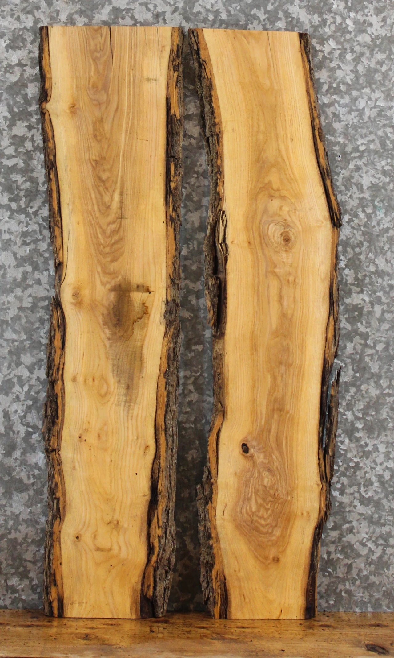 2- Ash Live Edge Charcuterie/Taxidermy Boards, Wood Slabs 701-702