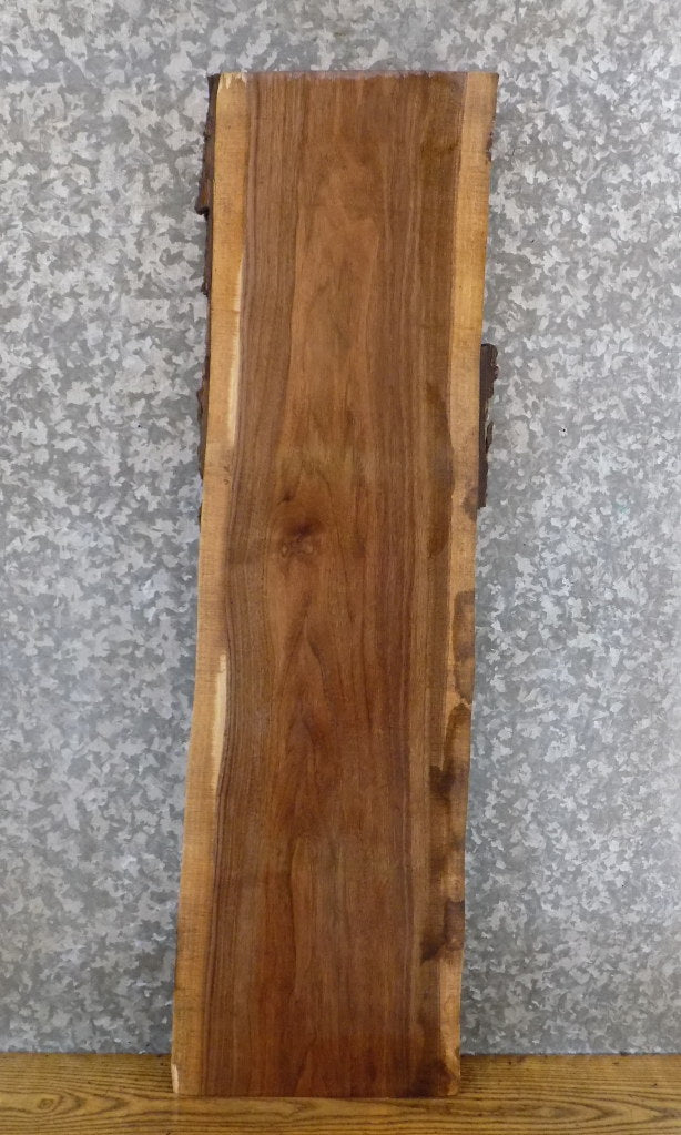 Black Walnut Natural Edge Rustic Accent/Side Table Top Slab 7077