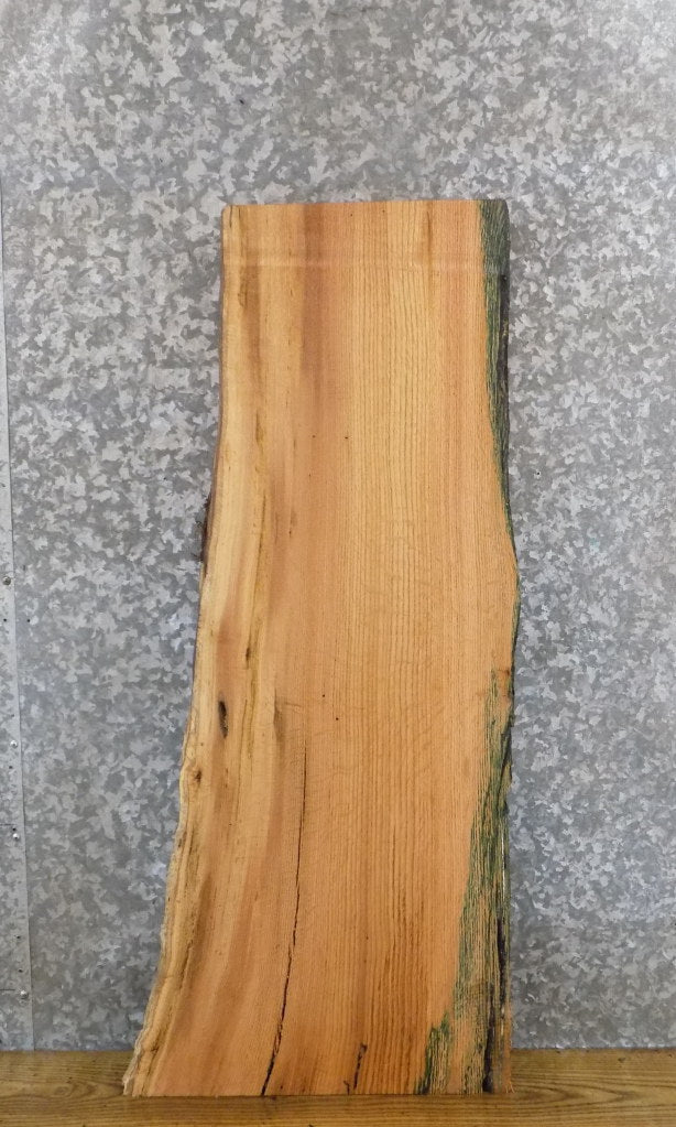 Red Oak Salvaged Natural Edge Side/End Table Top Wood Slab 7093