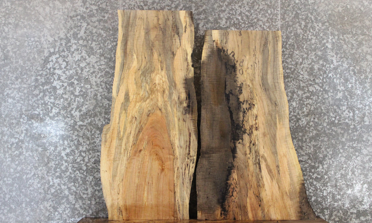 2- Live Edge Maple Side Table Tops 713-714