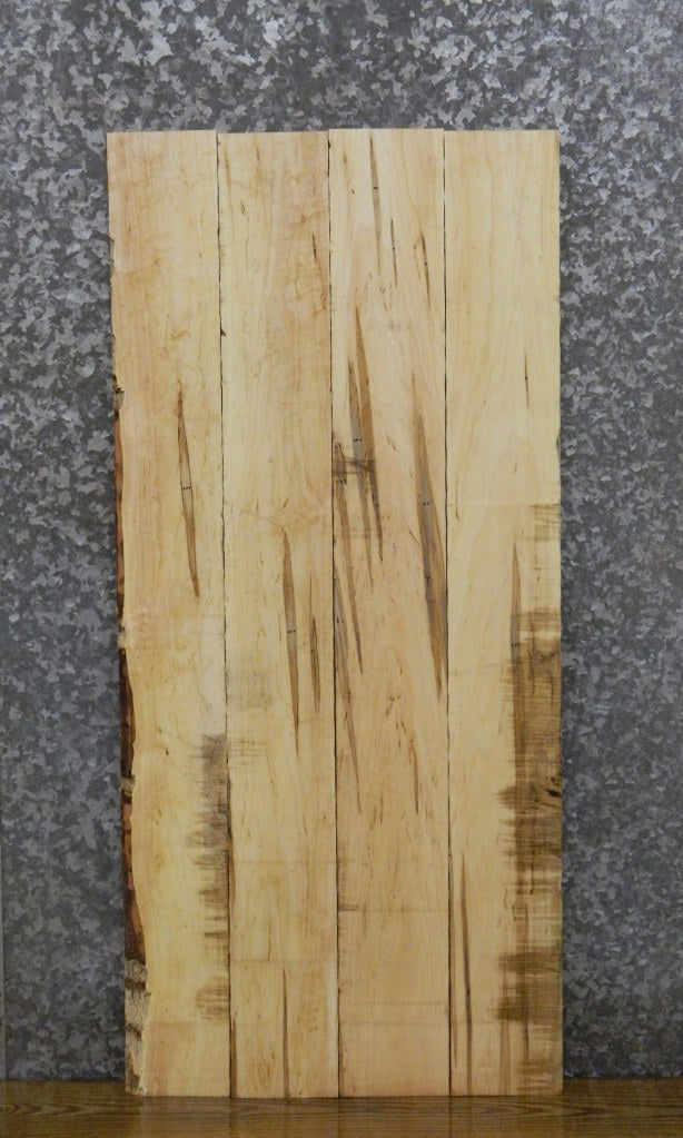 4- Salvaged Kiln Dried Ambrosia Maple Craft Pack 7235