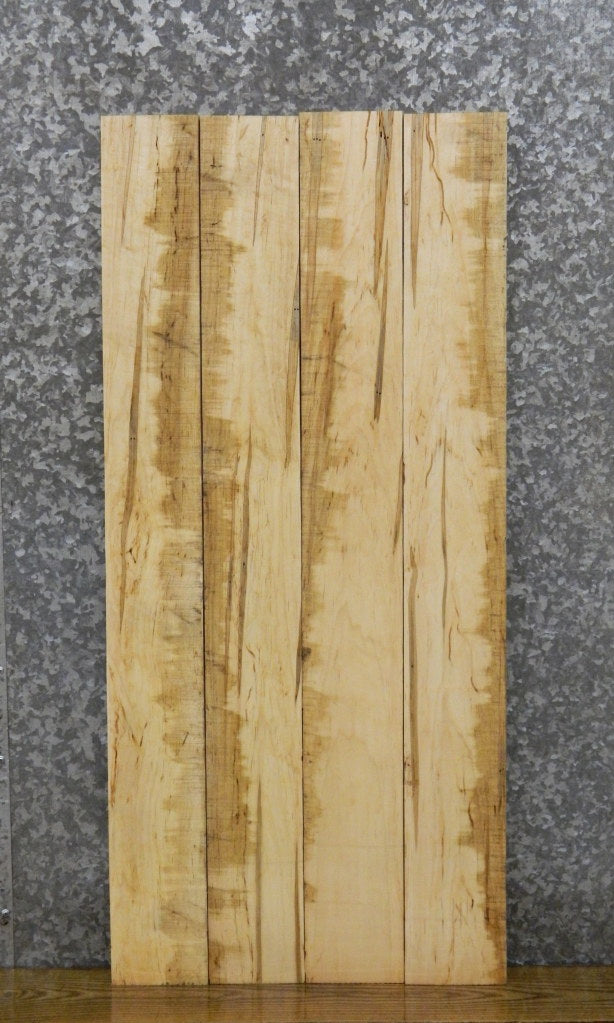 4- Salvaged Kiln Dried Ambrosia Maple Craft Pack 7235