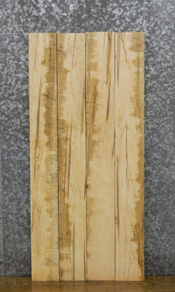 4- Salvaged Kiln Dried Ambrosia Maple Craft Pack 7235