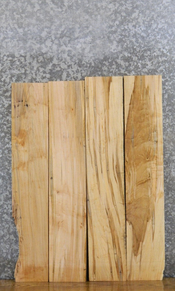 4- Salvaged Ambrosia Maple Craft Pack/Lumber Boards 7319