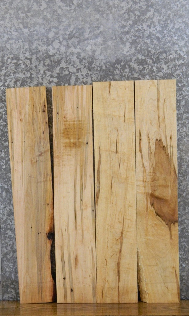 4- Salvaged Ambrosia Maple Craft Pack/Lumber Boards 7319