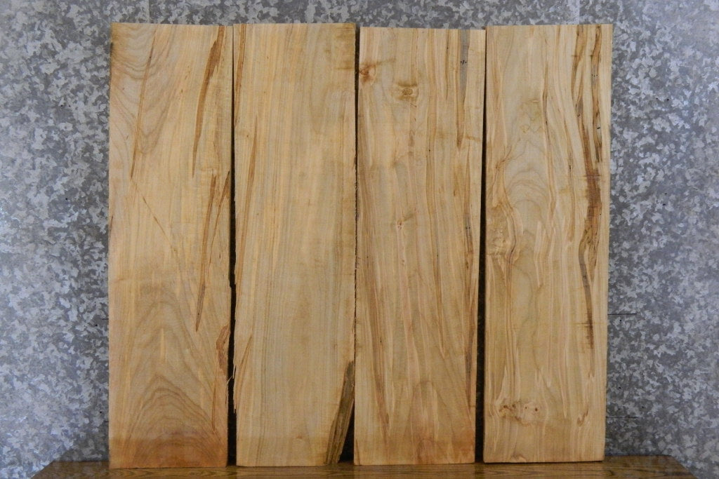 4- Rustic Kiln Dried Ambrosia Maple Lumber Boards 7327