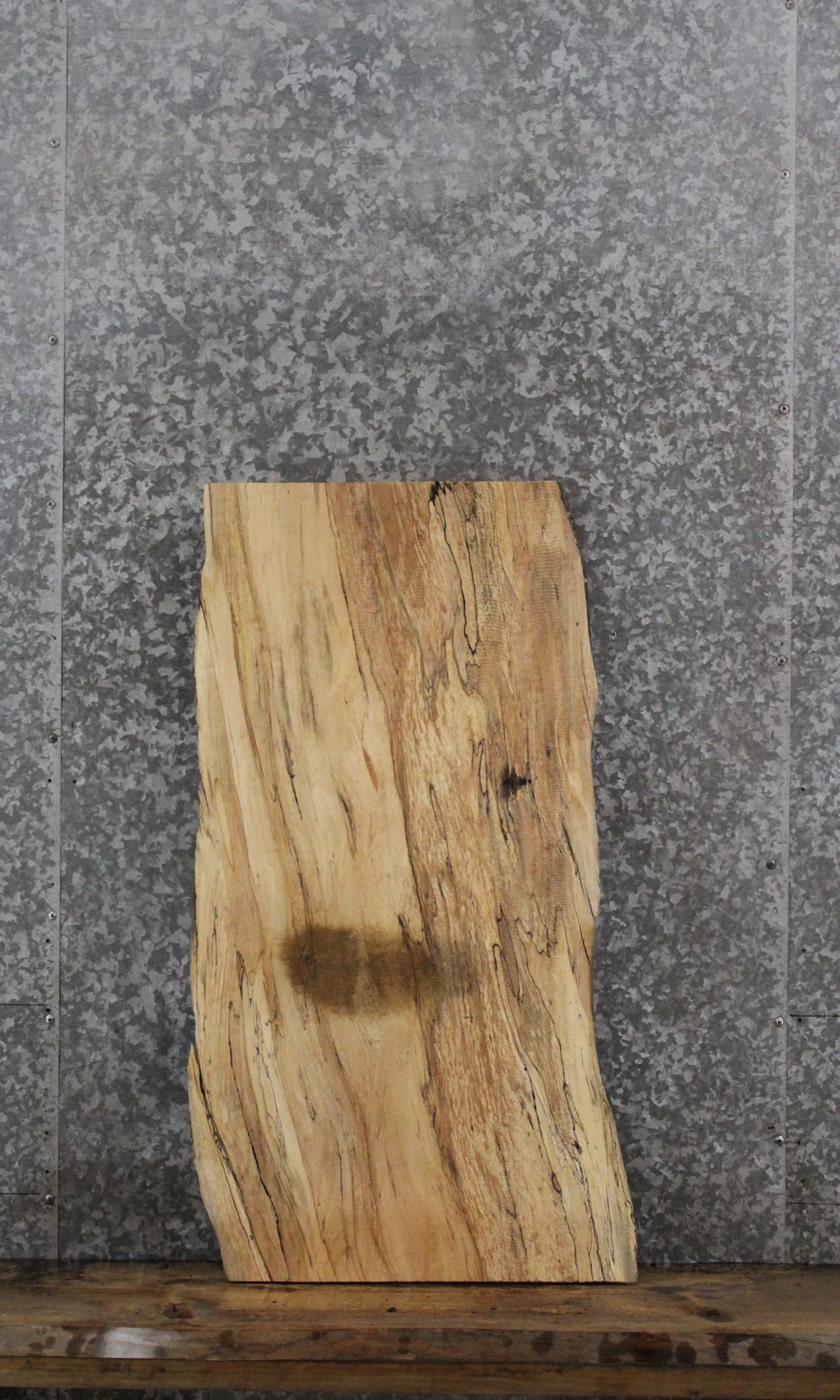 Spalted Maple Live Edge End Table Slab 735