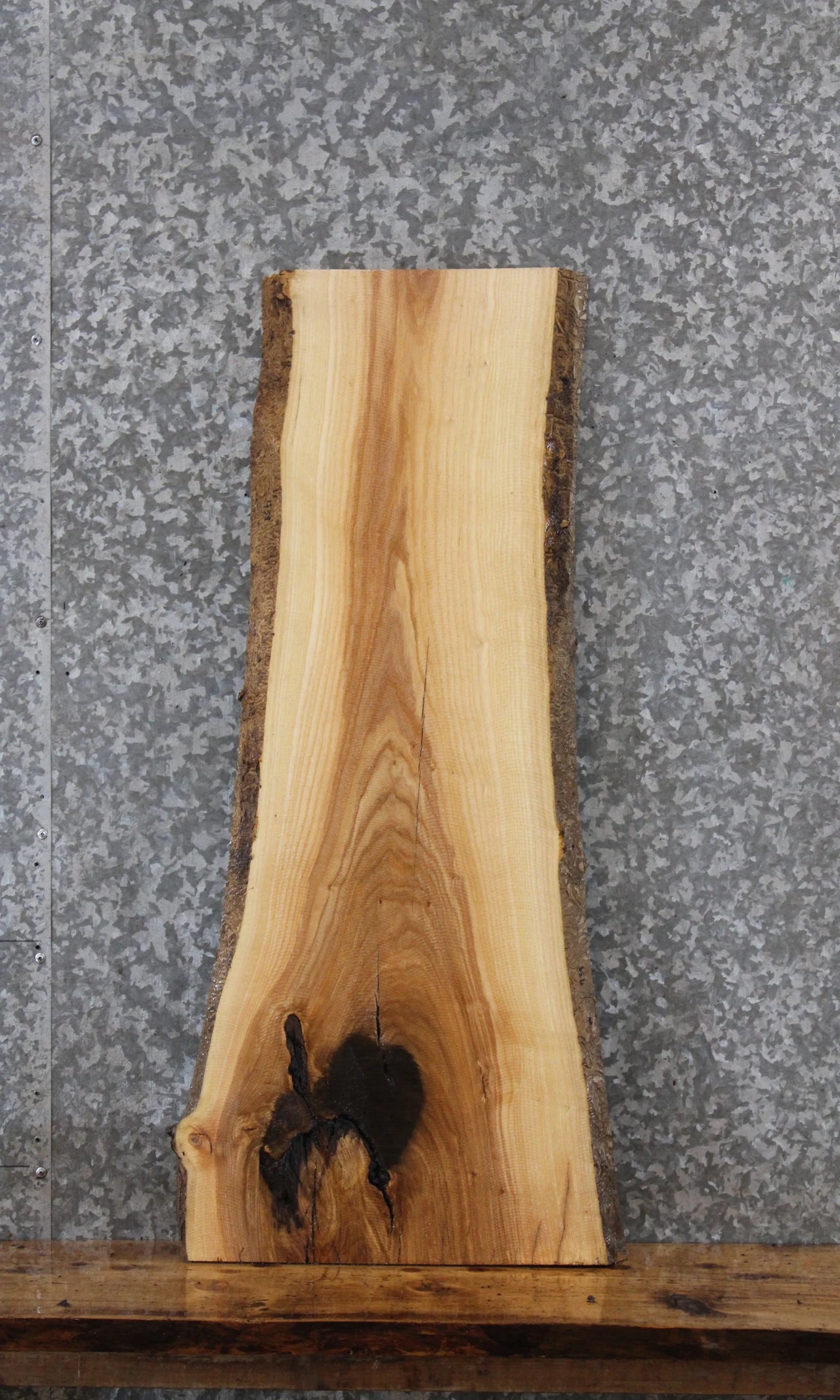 Natural Edge Ash Computer/Office Desk Top Slab 739