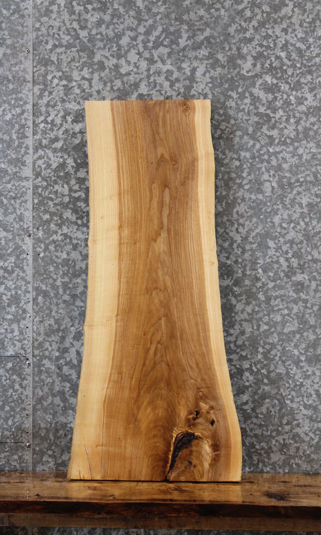 Natural Edge Ash Computer/Office Desk Top Slab 739