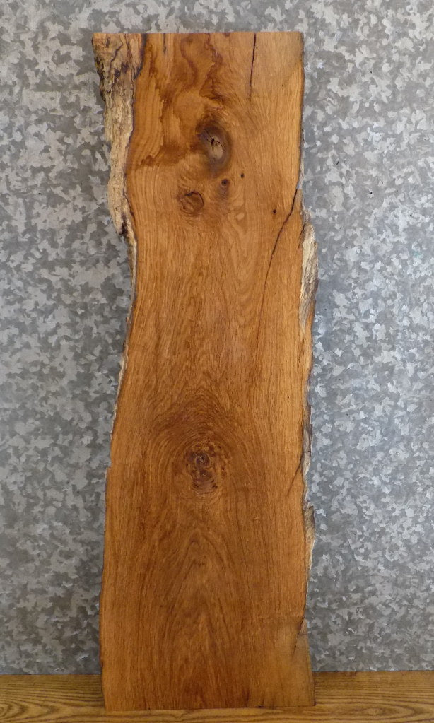 White Oak Live Edge Salvaged Accent/Side Table Top Slab 743