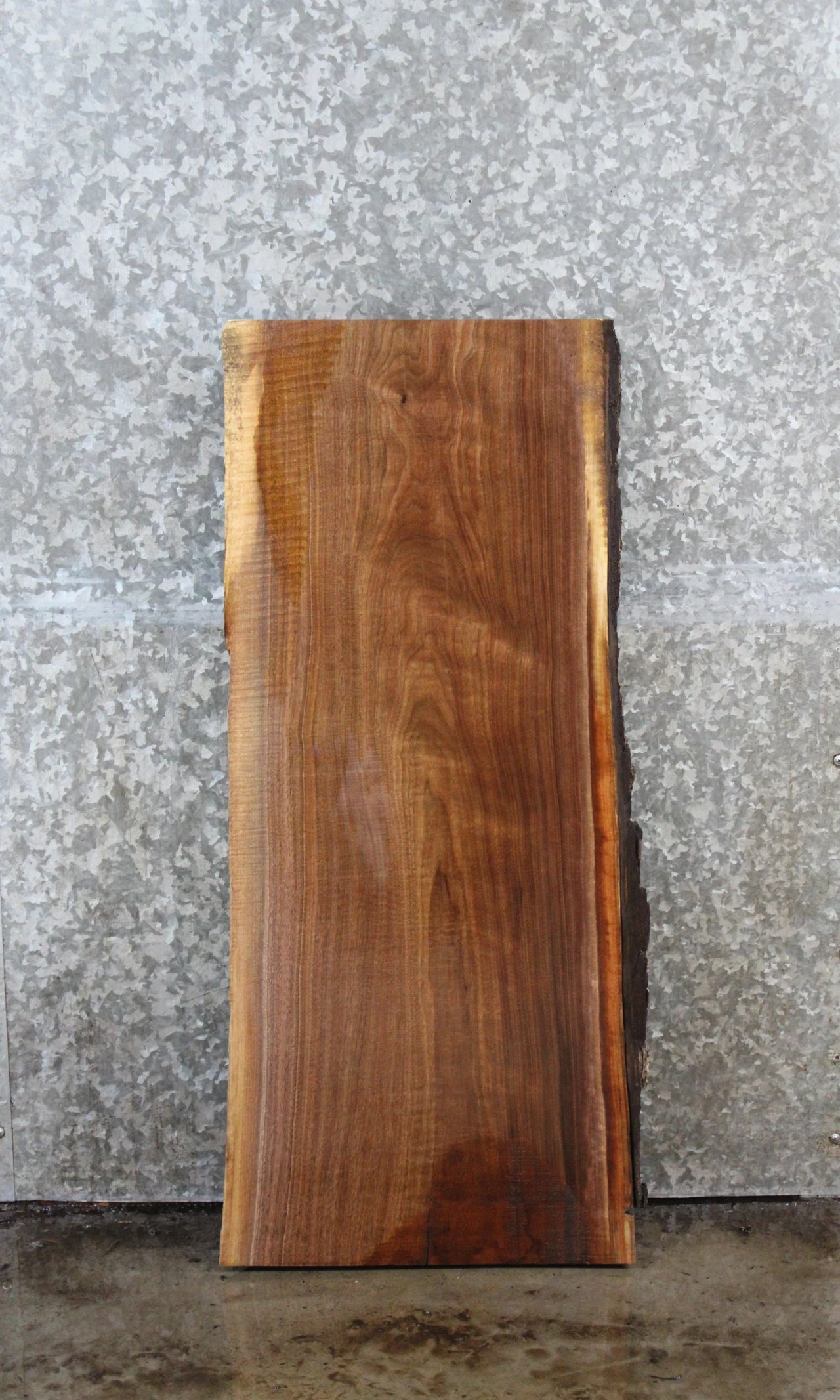 Salvaged Black Walnut Live Edge Charcuterie/Coffee Table Slab 744