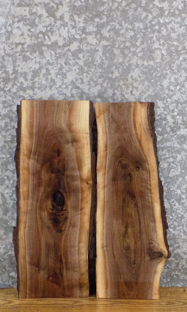 2- Live Edge Black Walnut Rustic DIY Charcuterie Boards/Slabs 7474