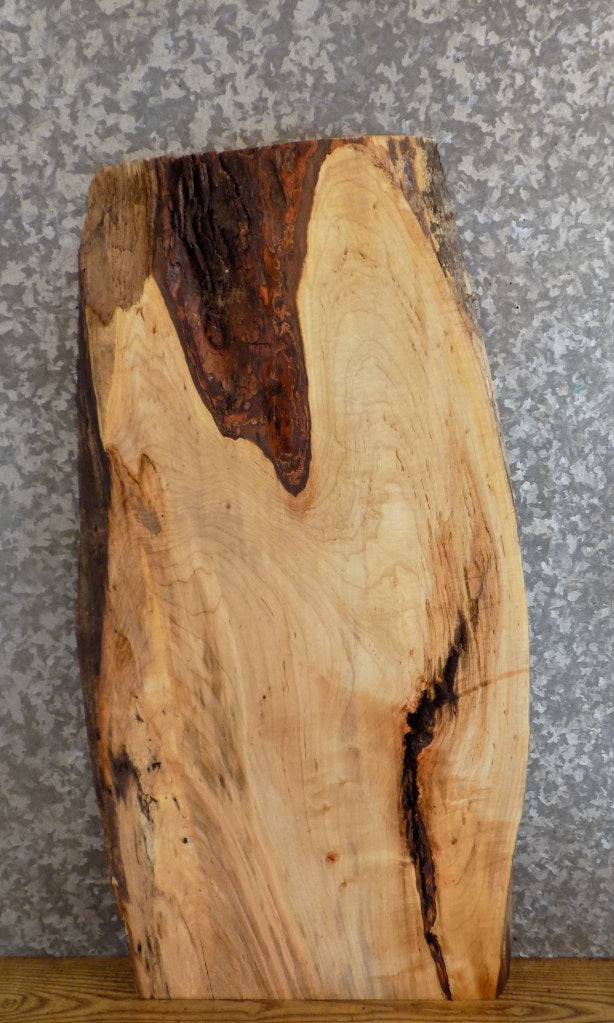 Reclaimed Natural Edge Maple Side/Accent Table Top Slab 752
