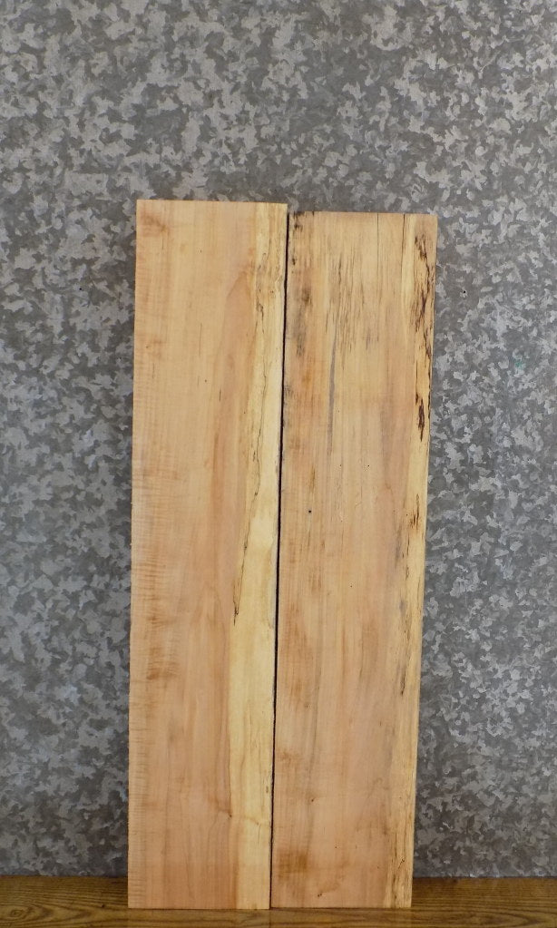2- Maple Kiln Dried Rustic Wall Shelf Slabs/Lumber Boards 7539