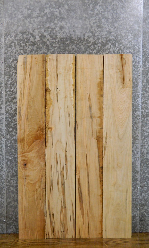 4- Rustic Ambrosia Maple Lumber Boards/Craft Pack 7547-7550