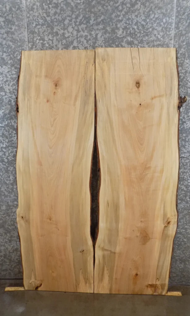 2- Live Edge Maple Epoxy Project/River Table Top Slabs 76-77