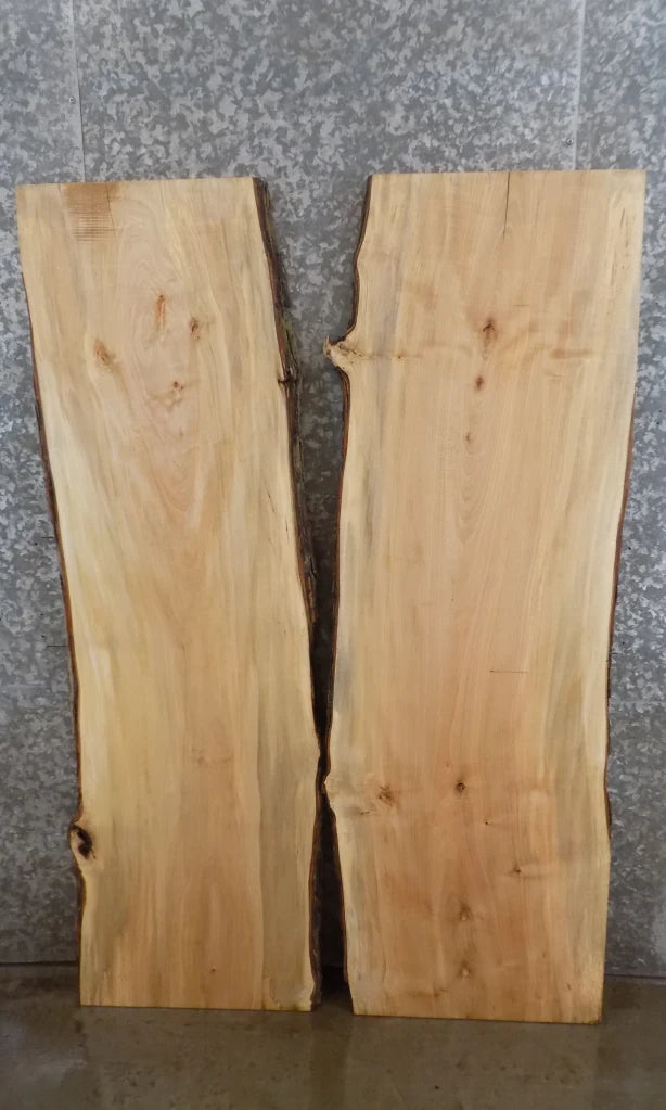 2- Live Edge Maple Epoxy Project/River Table Top Slabs 76-77