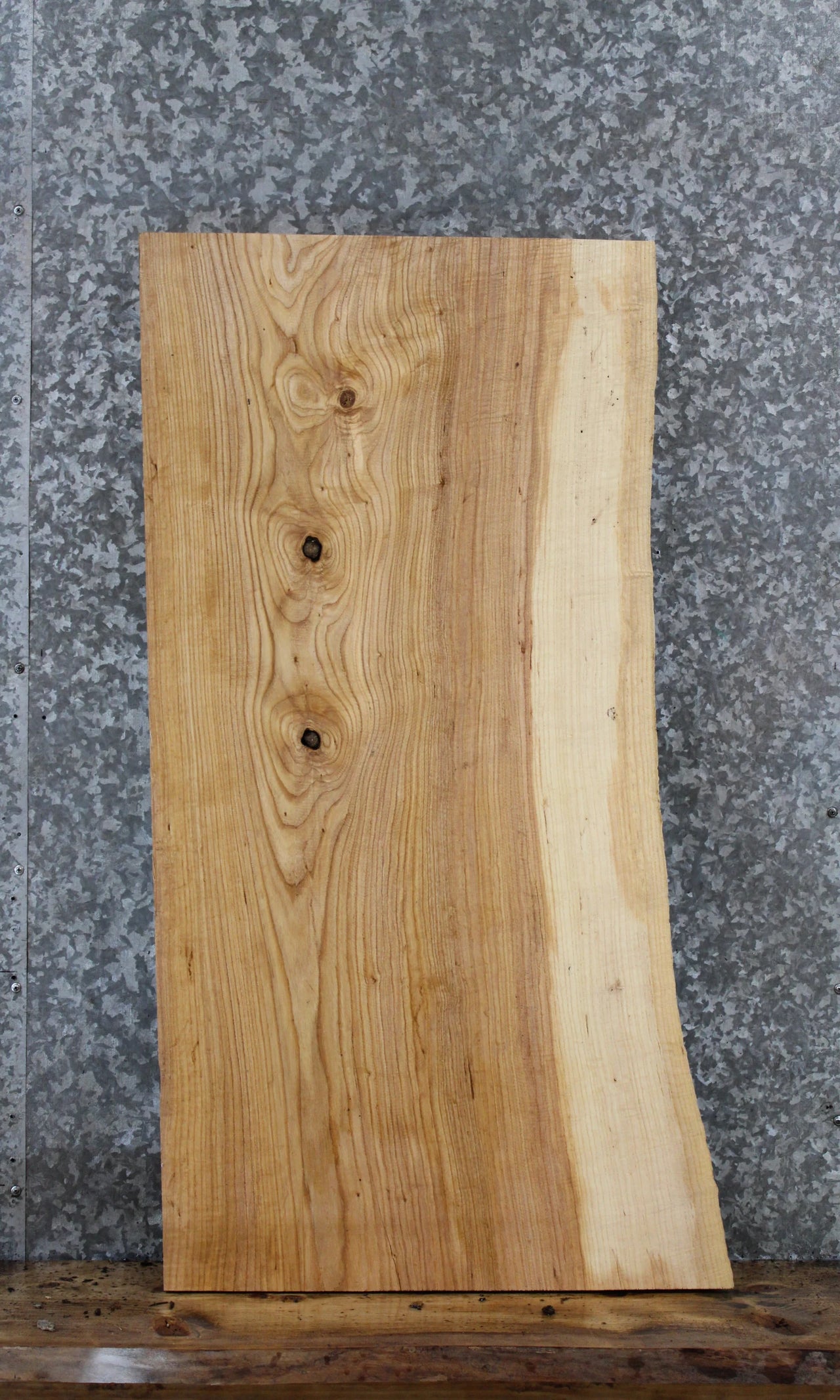 Natural Live Edge Ash Bench/Console Table Slab 769