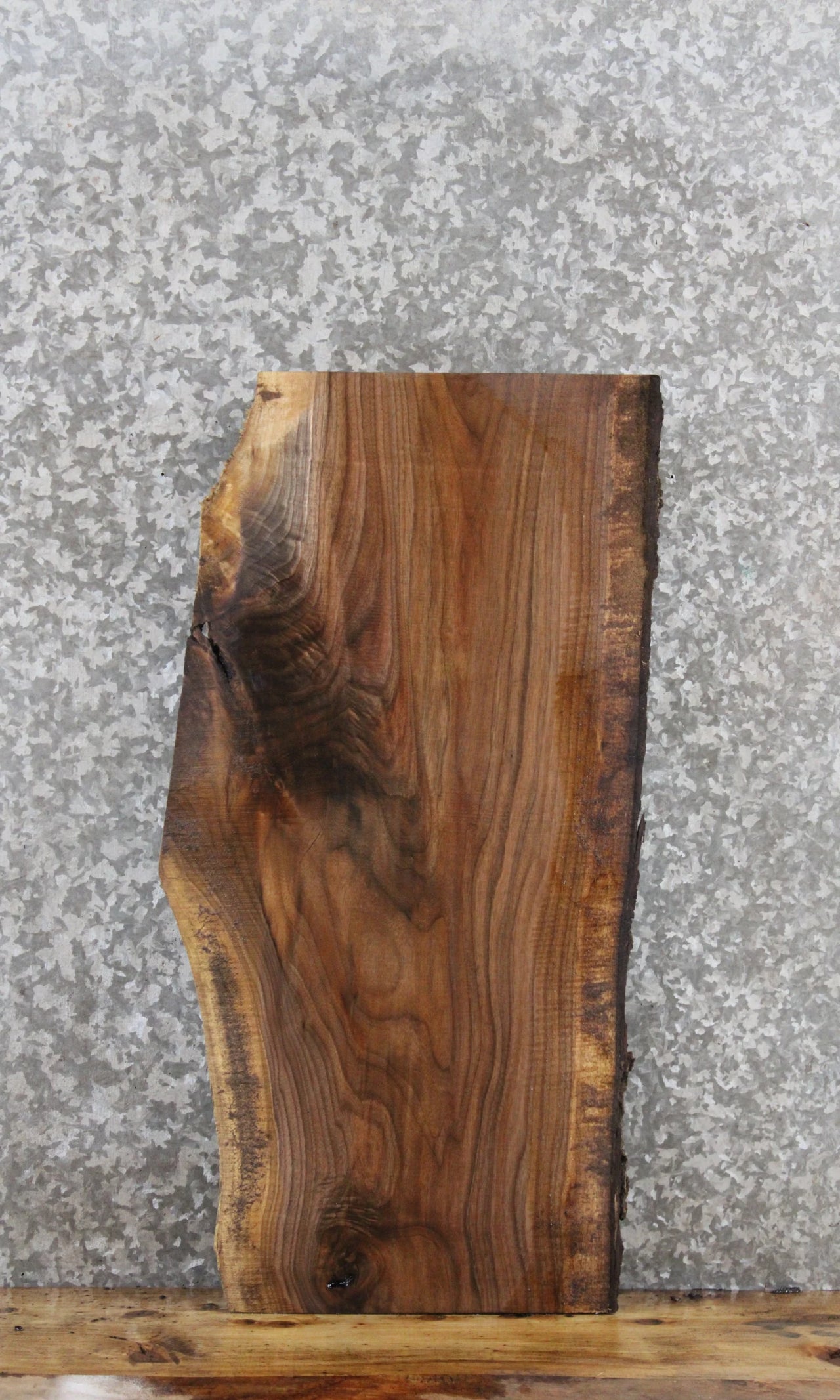Black Walnut Live Edge Charcuterie/End Table Slab 776
