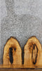 Thumbnail for 2- Ash Live Edge Charcuterie Boards/Taxidermy Slabs 7819-7820