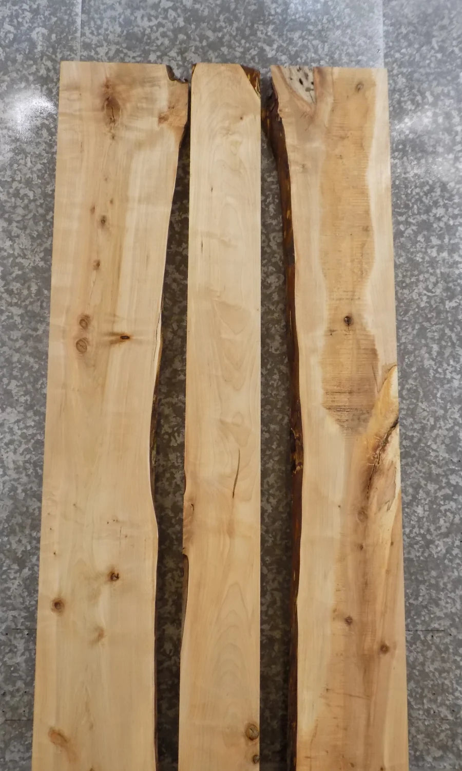 3- Live Edge Slab, Maple Dining Table Top Set, Conference Table 789,809-810