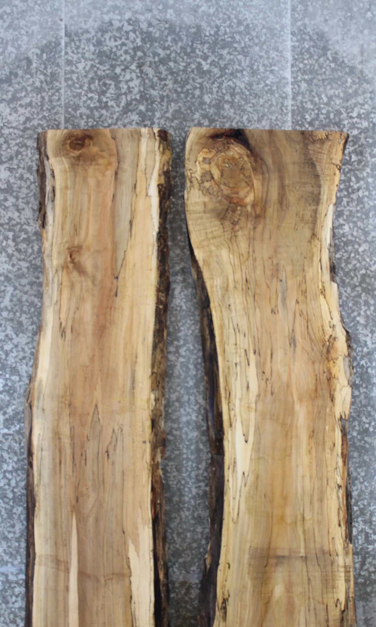 2- Live Edge Maple Slabs, Epoxy River Table Top Project Wood 793-794