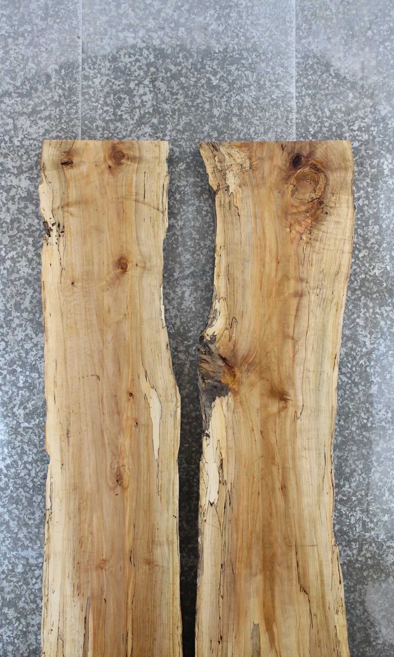 2- Live Edge Maple Slabs, Epoxy River Table Top Project Wood 793-794