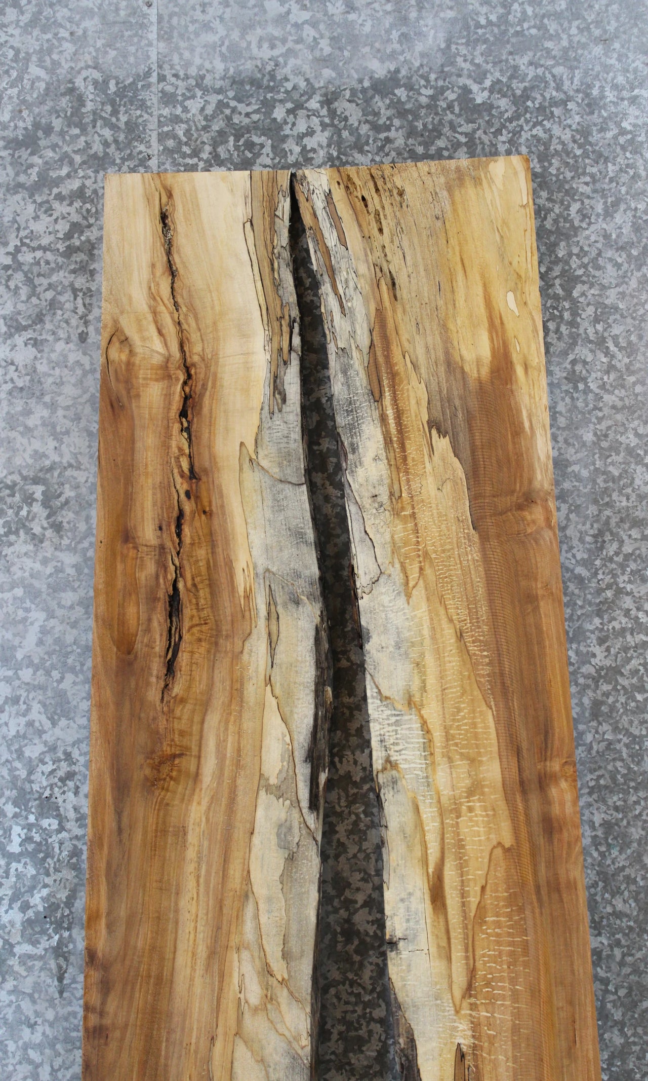 2- Maple Live Edge Slab, Wooden Bar Top Slab 795-796