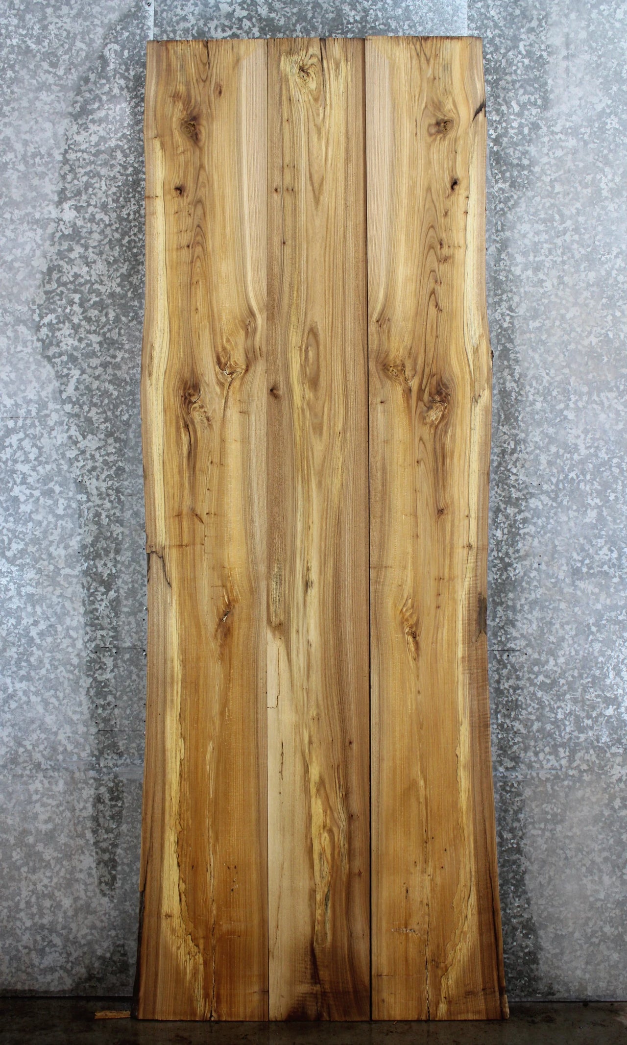3- Live Edge Elm Conference/Dining Table Top Slabs, Solid Wood 820-822