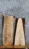 Thumbnail for 2- Live Edge Spalted Maple End/Side Table Top Slabs 8427-8428