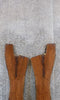 Thumbnail for 2- Black Walnut Bookmatched Rustic Live Edge Bar/Table Top Slabs 885-886