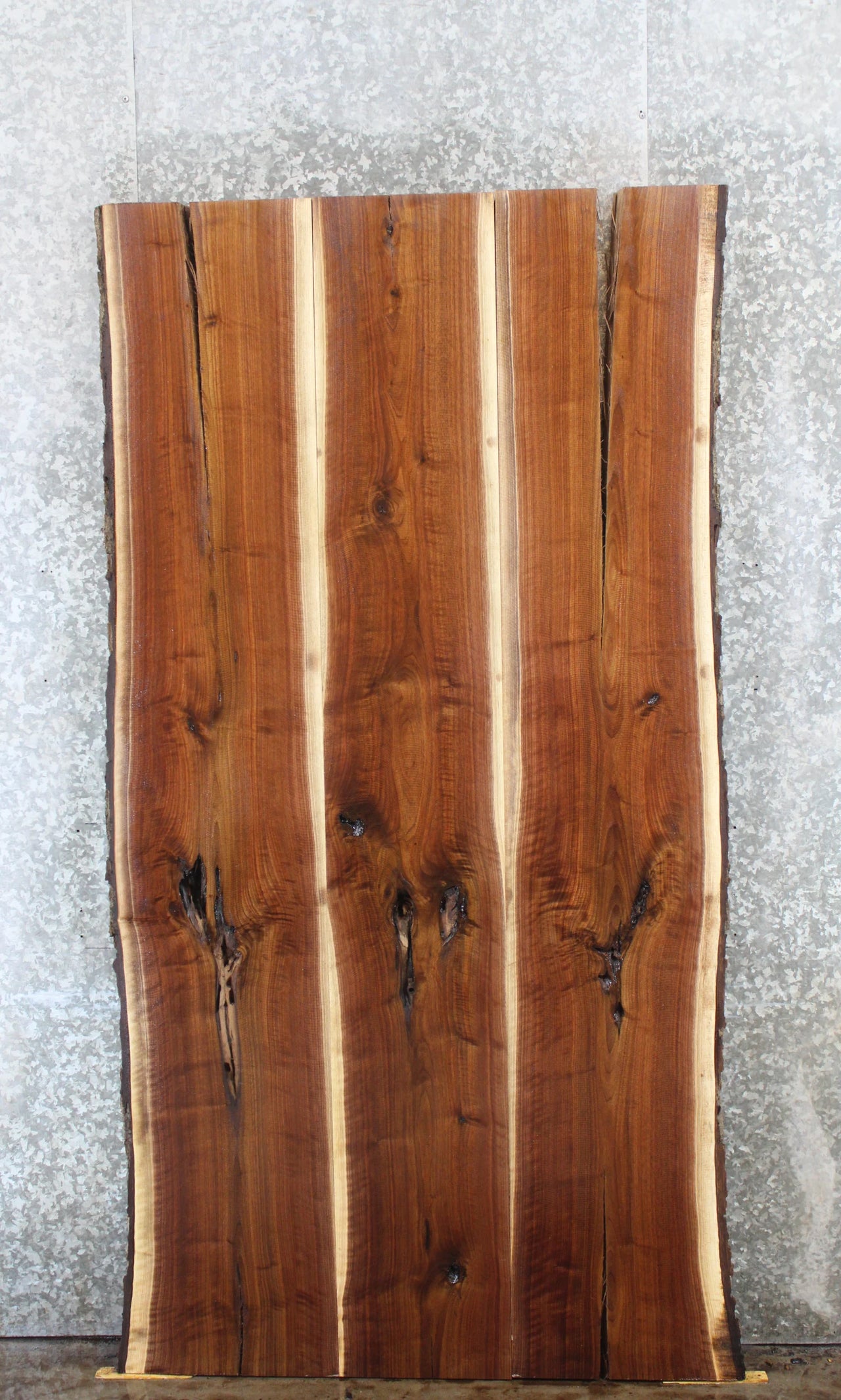 3- Black Walnut Live Edge Kitchen Table Top, Wood Dining Slabs 891-893