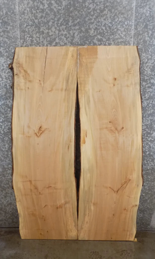 2- Live Edge Maple River Table Top/Epoxy Project Slabs 90,96