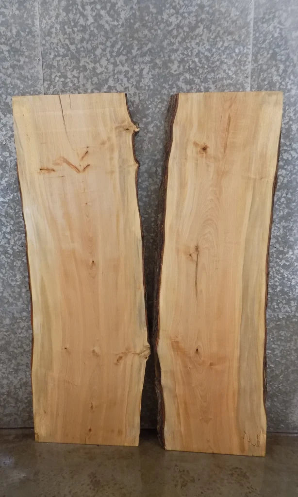2- Live Edge Maple River Table Top/Epoxy Project Slabs 90,96
