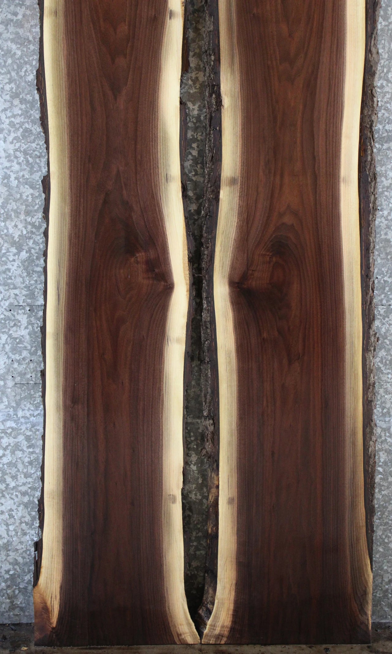 2- Live Edge Black Walnut Slabs, Epoxy River Table Top Wood 914-915