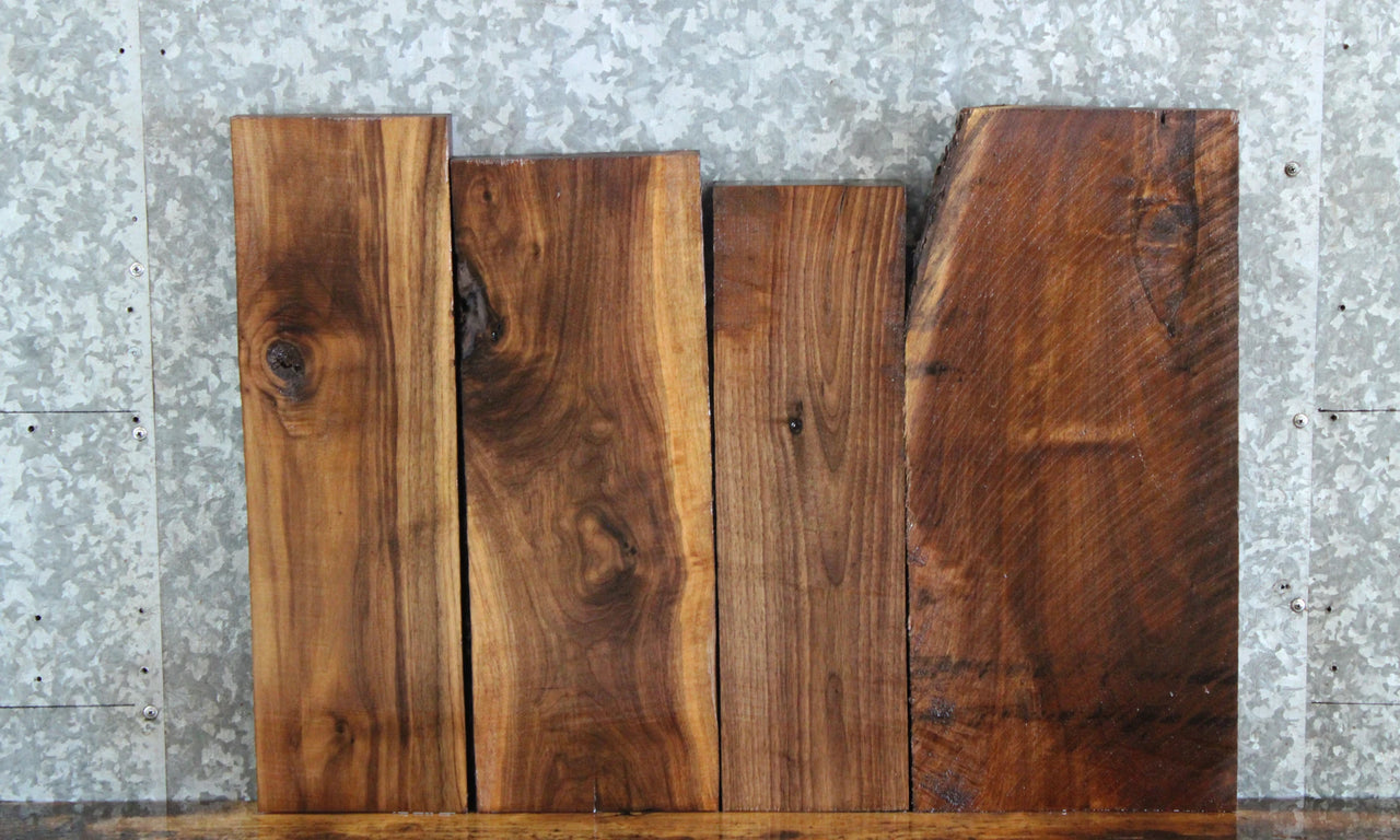 4- Salvaged Kiln Dried Black Walnut Craft Pack/DIY Project 9185-9186
