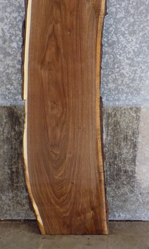 Live Edge Bark Black Walnut Cocktail Table Top Slab CLOSEOUT 922