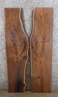 Thumbnail for 2- Live Edge Black Walnut Kitchen/Conference Table Top Slabs 925-926