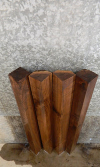Thumbnail for 4- Kiln Dried Black Walnut Rustic 4x4 Turning Blanks/Blocks 9262