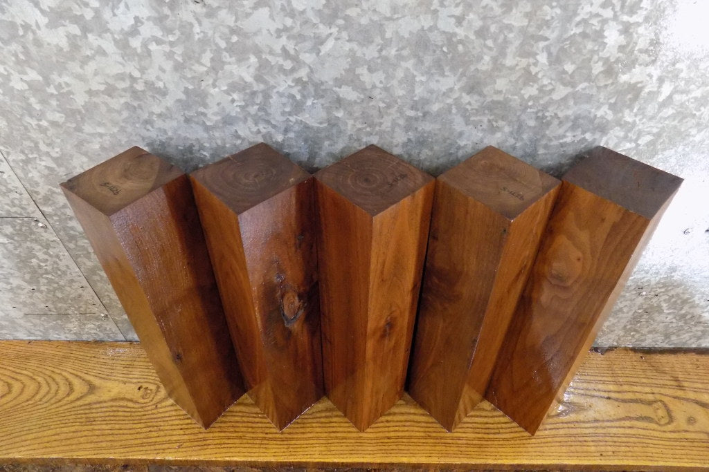 5- Salvaged Black Walnut Kiln Dried 4x4 Turning Blocks/Table Legs 9271