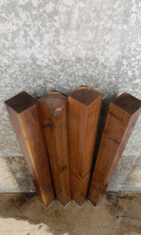Thumbnail for 4- Black Walnut Rustic Kiln Dried 4x4 Turning Blocks/Table Legs 9310