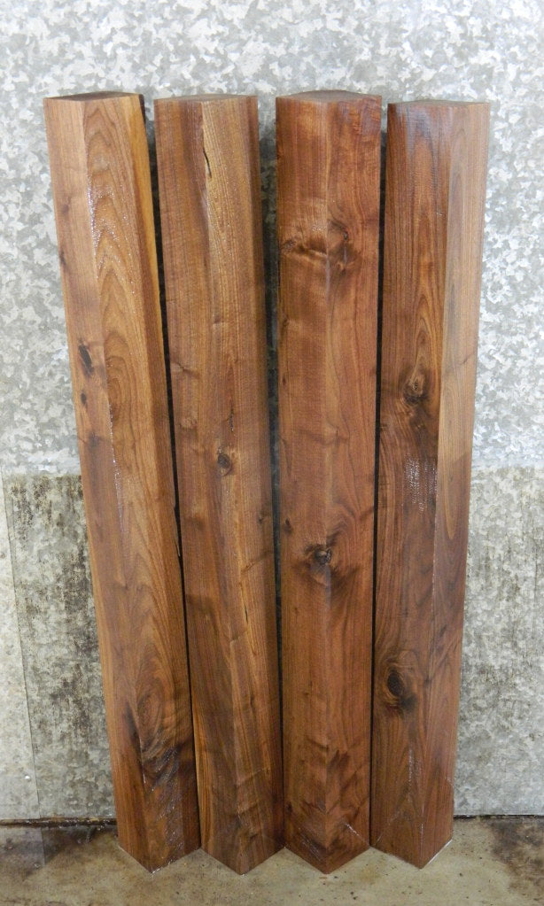 4- Black Walnut Salvaged Kiln Dried 4x4 Turning Blocks/Table Legs 9311