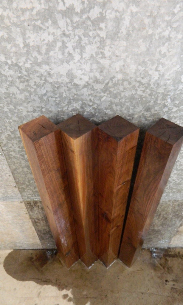 4- Black Walnut Salvaged Kiln Dried 4x4 Turning Blocks/Table Legs 9311