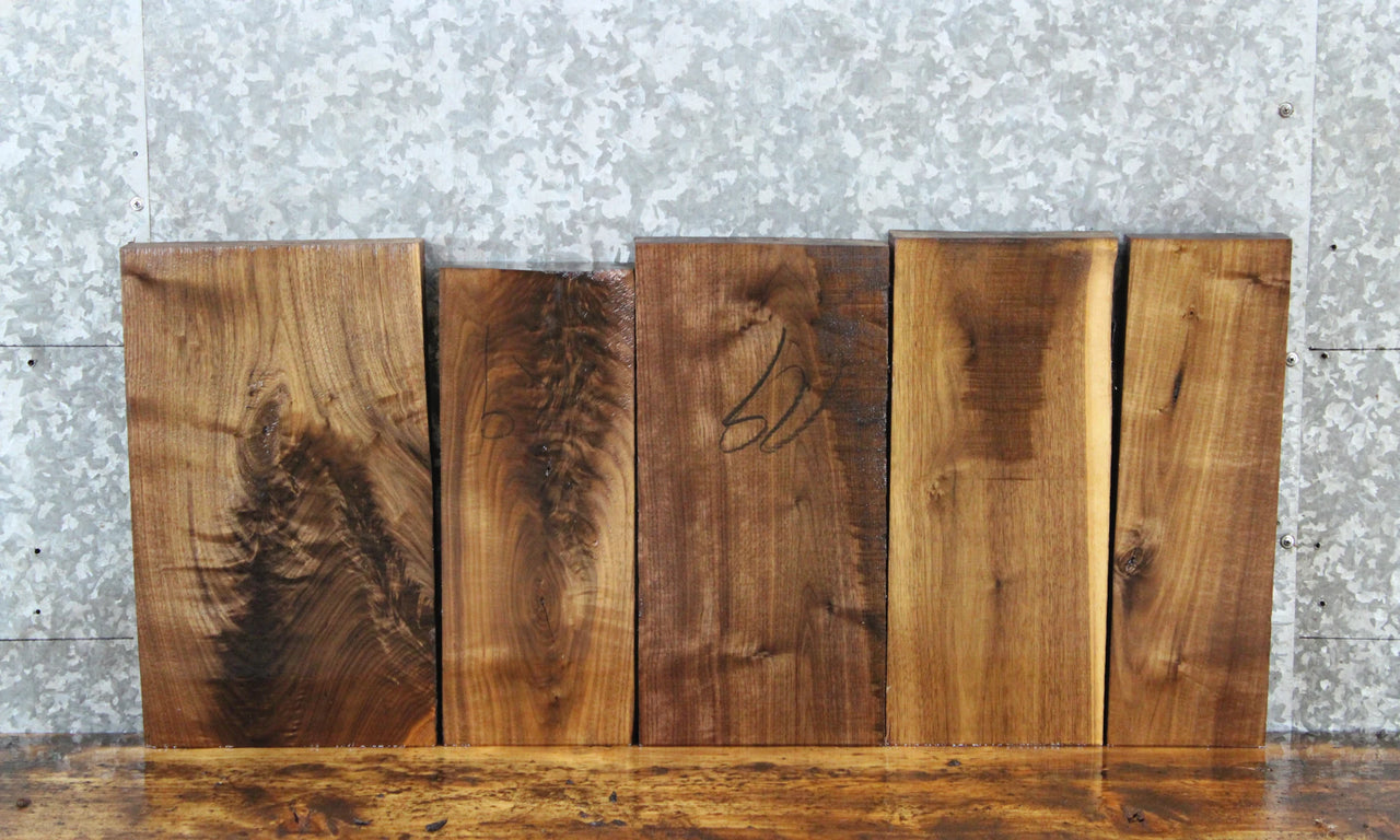 5- Salvaged Kiln Dried Black Walnut Craft Pack/DIY Lumber Boards 9341-9342
