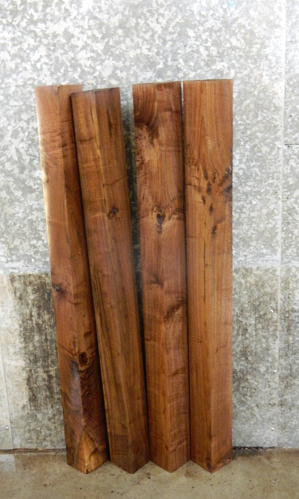 4- Reclaimed Kiln Dried Black Walnut 4x4 Turning Blocks/Table Leg 9383
