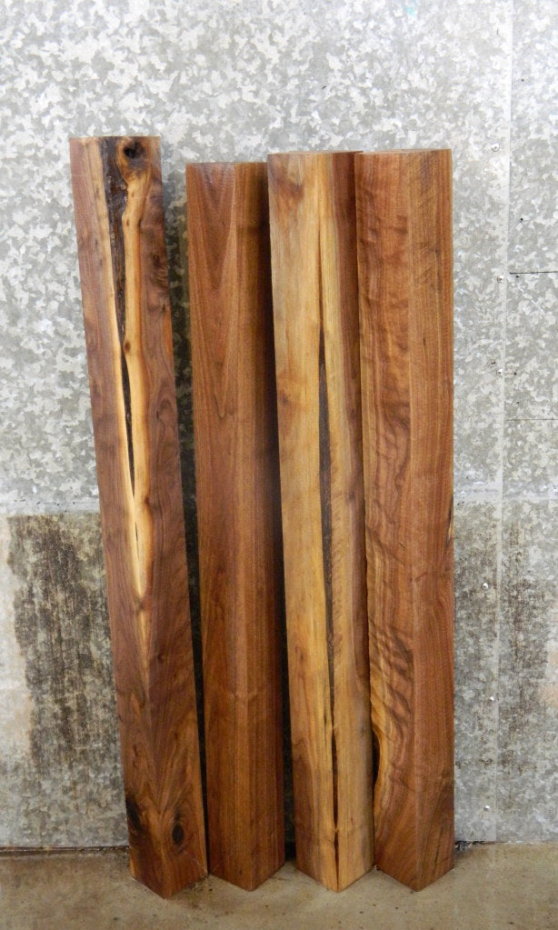4- Kiln Dried Black Walnut Salvaged 4x4 Turning Blocks/Table Legs 9385