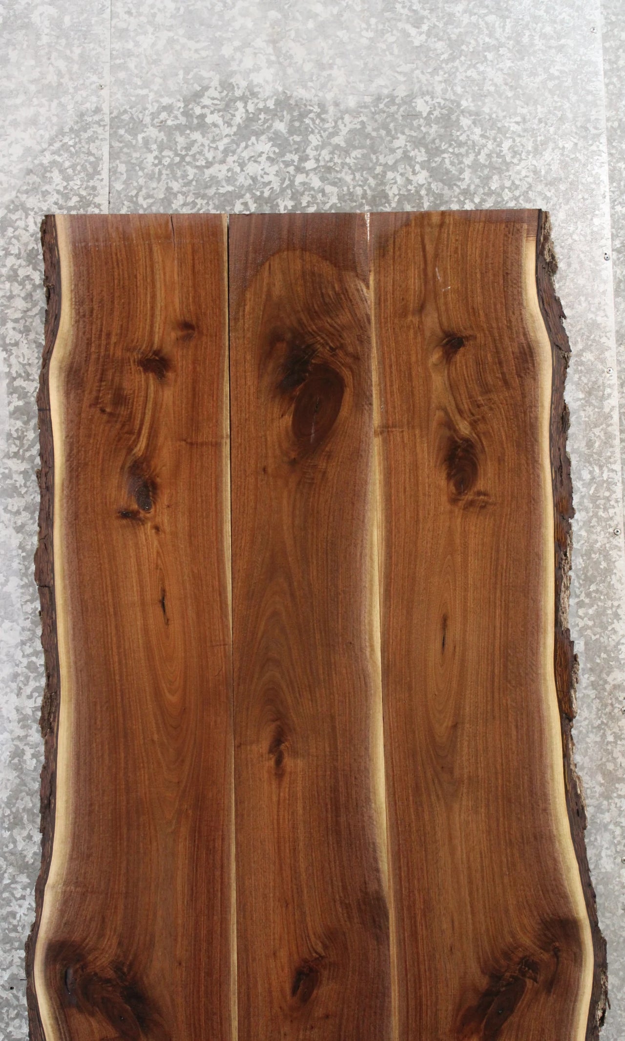 3- Black Walnut Live Edge Conference Table Top Slabs, Wood Dining 944-946