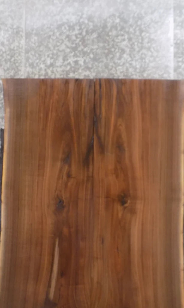 2- Live Edge Black Walnut Slabs, Dining/Conference Table Top Wood 956-957