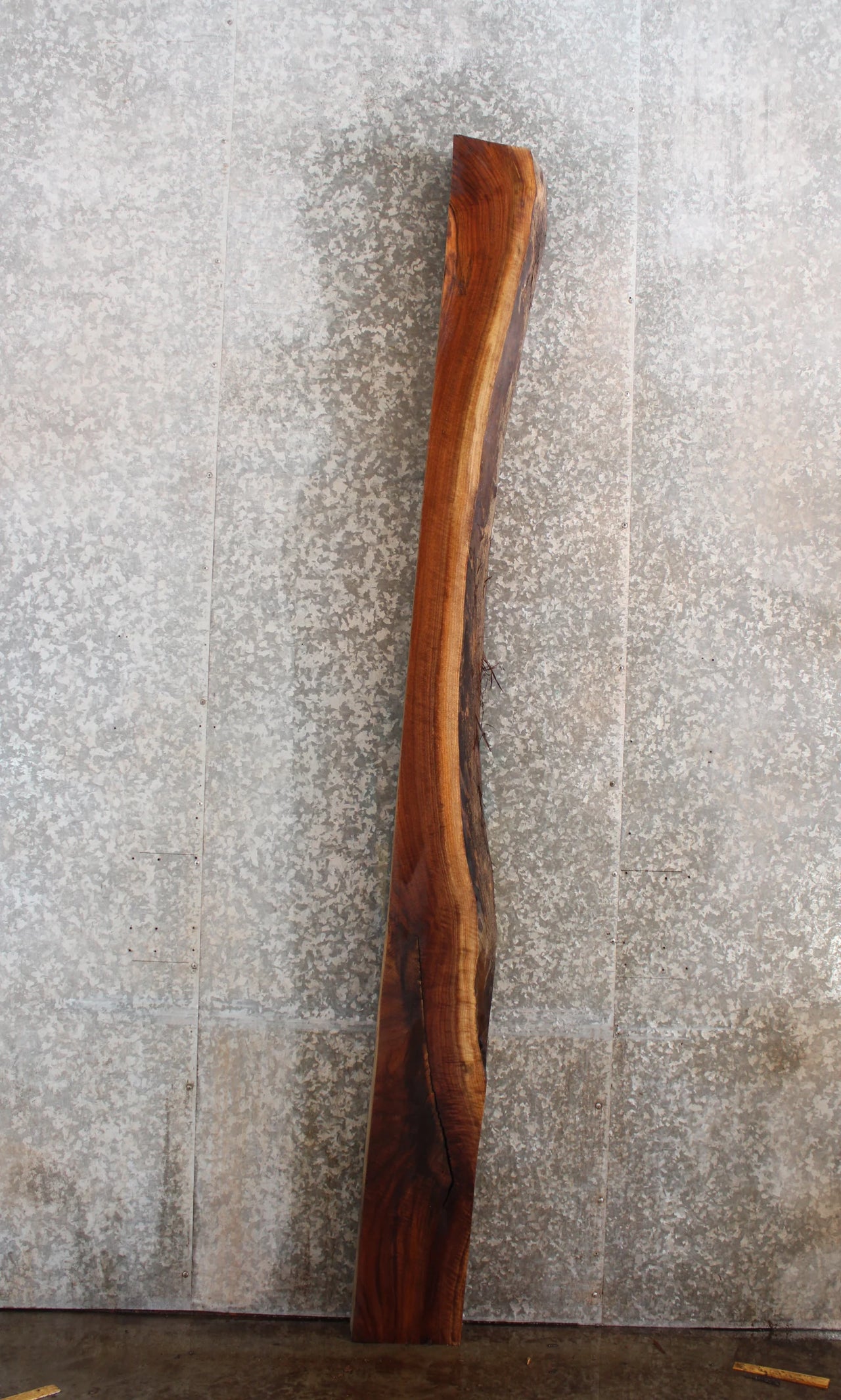 Live Edge Thick Cut Black Walnut Mantel Slab 95
